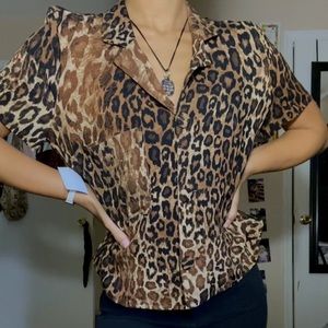 Cheetah Print Top